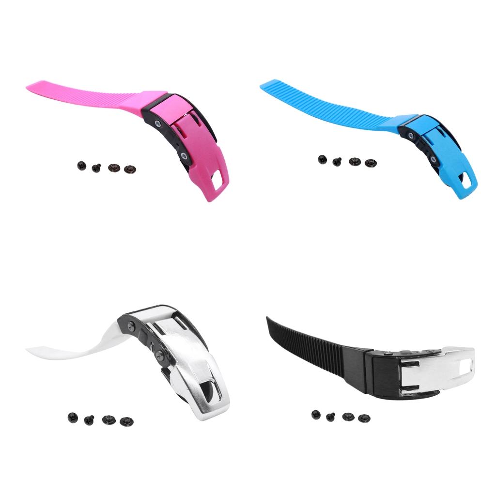 4 Pieces Replacement Inline Roller Skate Shoes Straps with Screws