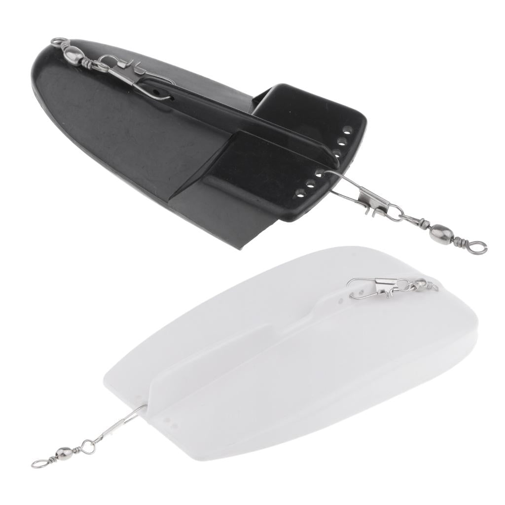 2x Plastic Adjustable Weight Sea Fishing Trolling Diving Board Planer Board