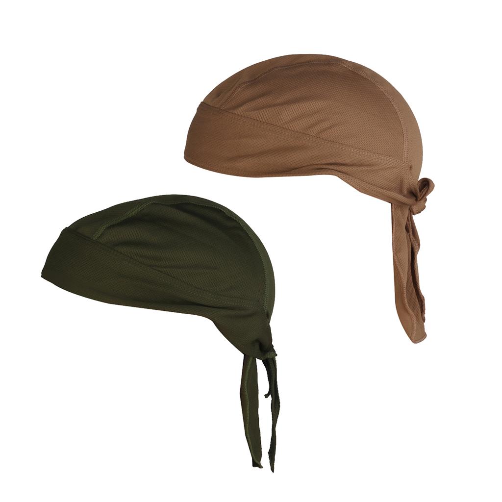 2pcs Polyester Anti-UV Wrap Tie Bandana Hat Pirate Scarf for Riding Cycling