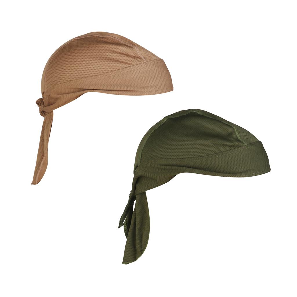 2pcs Polyester Anti-UV Wrap Tie Bandana Hat Pirate Scarf for Riding Cycling