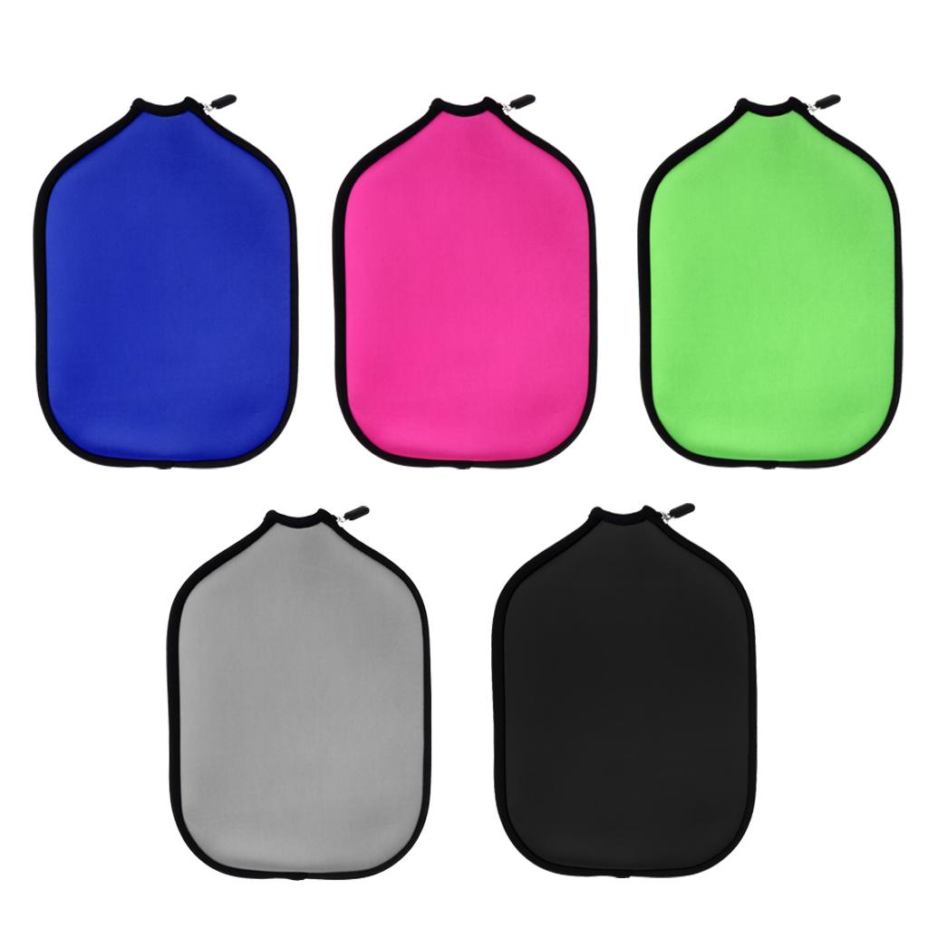 5 Pieces Neoprene Pickleball Paddle Cover Zipper Sleeve Protective Case Bag