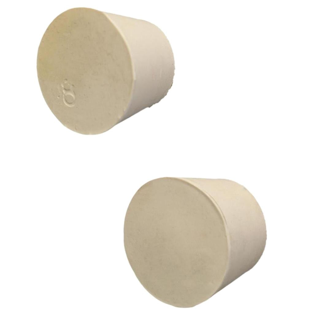 5x 8# + 5x 9# Lab Solid Rubber Plug Stopper Bungs Flask Tapered Tube Plugs