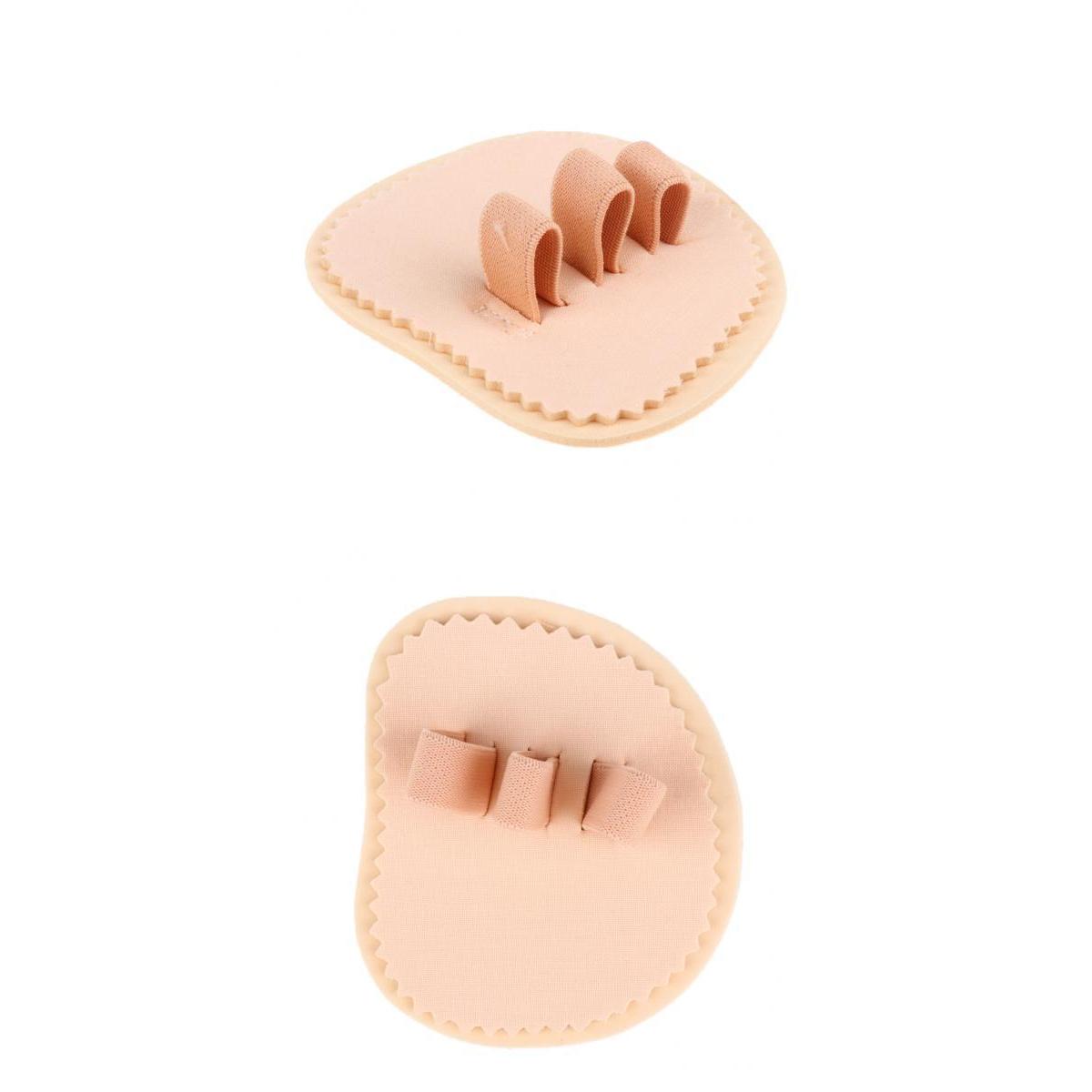 2Pieces Toe Straightener Corrector Hammer Crooked Foot Protectors Three Toe