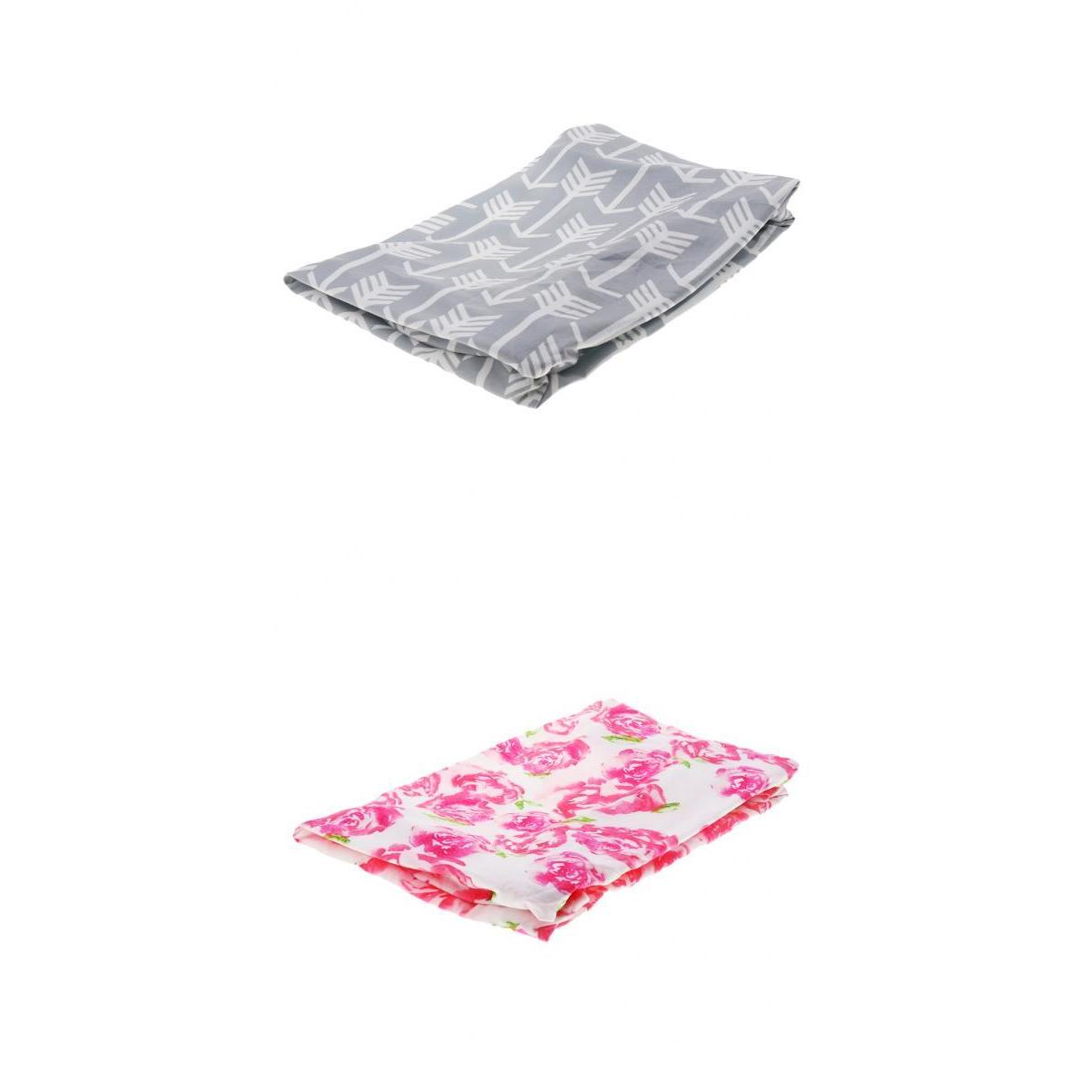 2Pcs Stretchy Changing Pad Covers Fitted Crib Sheets For Kids Girls Boys