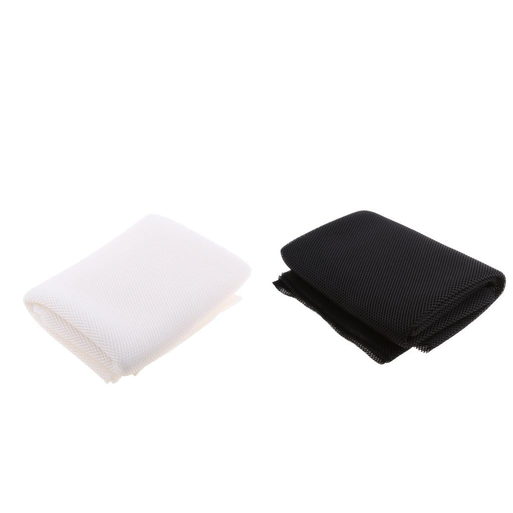 2Pieces Speaker Grill Cloth Stereo Gille Fabric Speaker Mesh Cloth