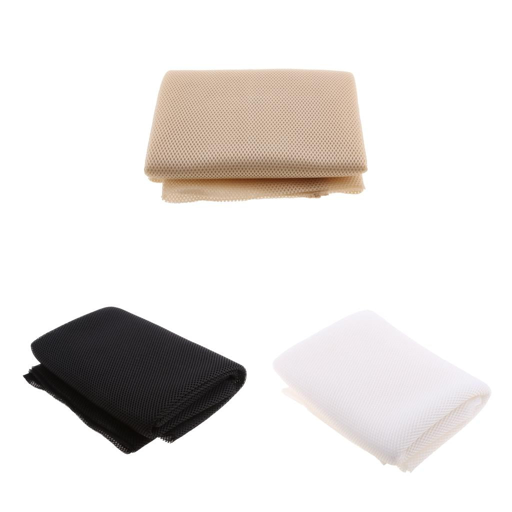 3Pieces Speaker Grill Cloth Stereo Gille Fabric Speaker Mesh Cloth