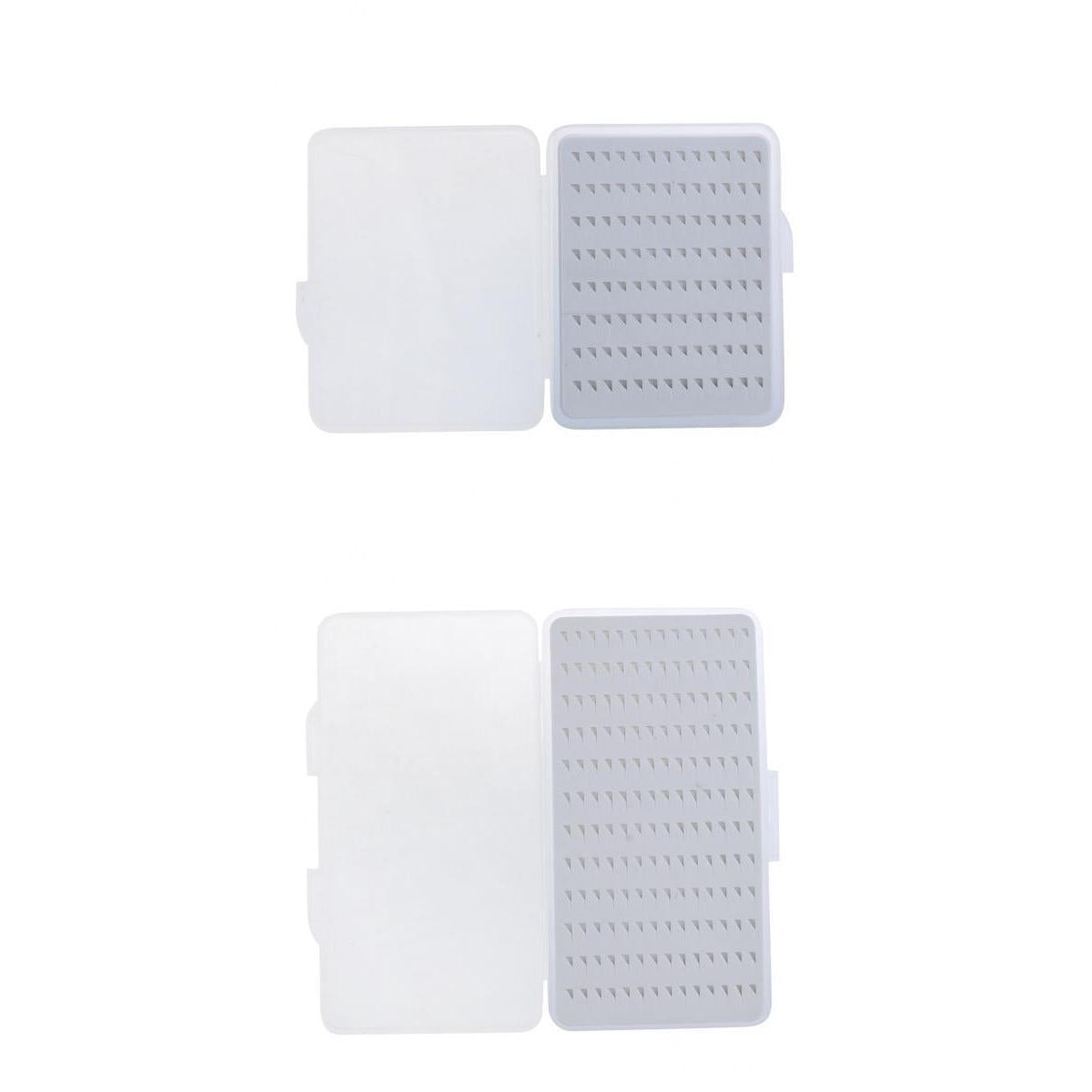 2pcs Fly Fishing Box Super Slim Waterproof Fishing Flies Lure Box 2 Size