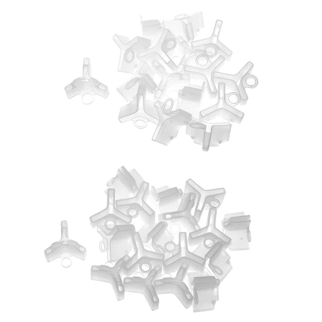 200pcs Plastic Fishing Treble Hook Covers Protector Holder Cap for Hook 2#3#