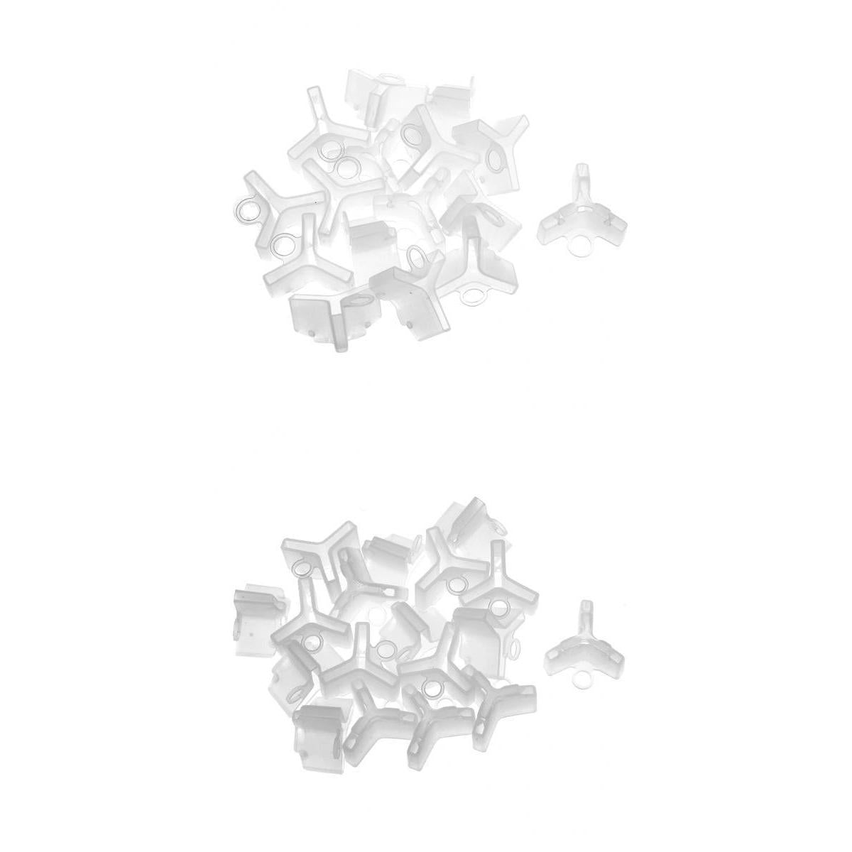 200pcs Plastic Fishing Treble Hook Covers Protector Holder Cap for Hook 2#3#