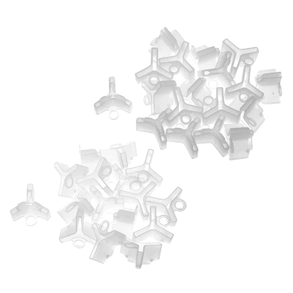 200pcs Plastic Fishing Treble Hook Covers Protector Holder Cap for Hook 3#4#