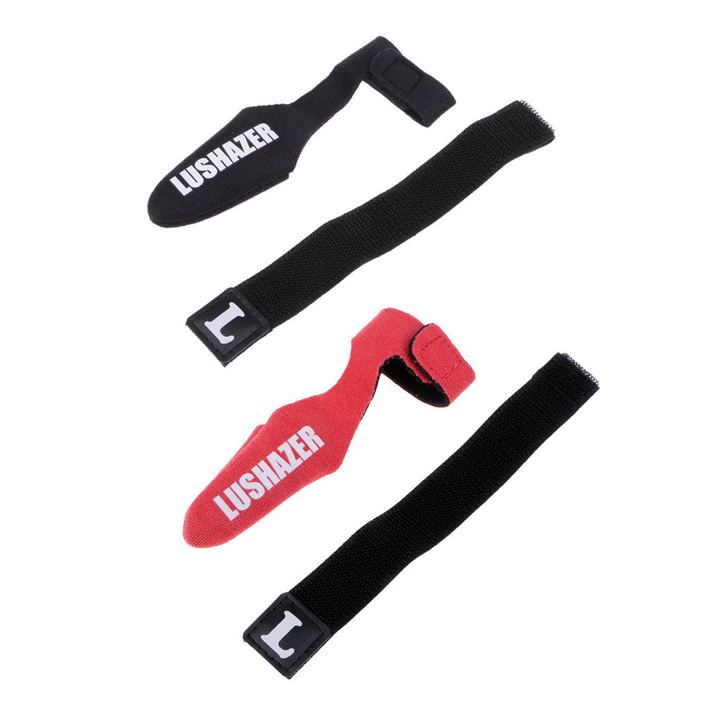2 Set Fishing Rod Tip Cover Rod Sleeve Pole Glove Protector + Rod Tie Strap