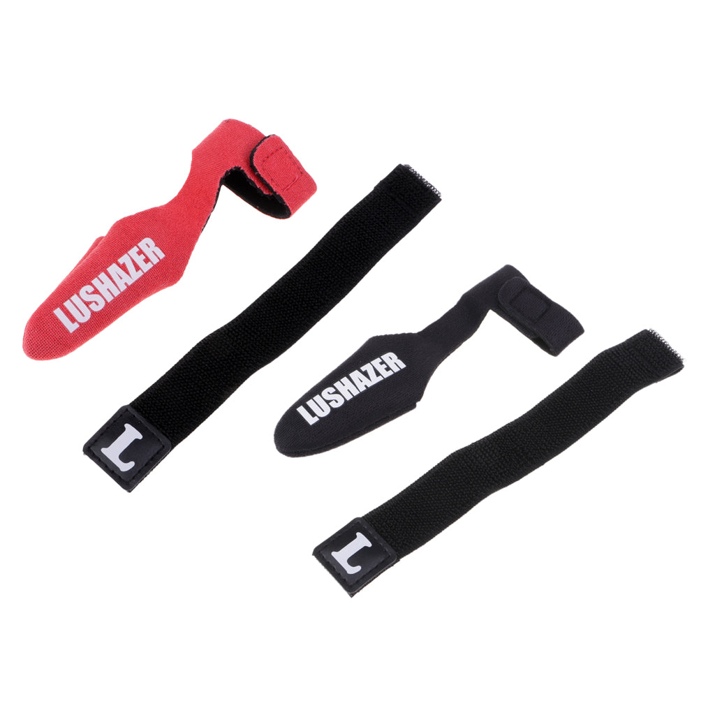 2 Set Fishing Rod Tip Cover Rod Sleeve Pole Glove Protector + Rod Tie Strap