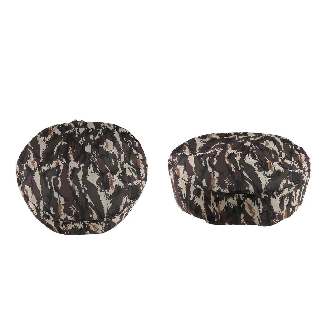 2pcs 15+14" Camo Car Truck Van Rear Spare Tire Tyre Wheel Cover Universal"