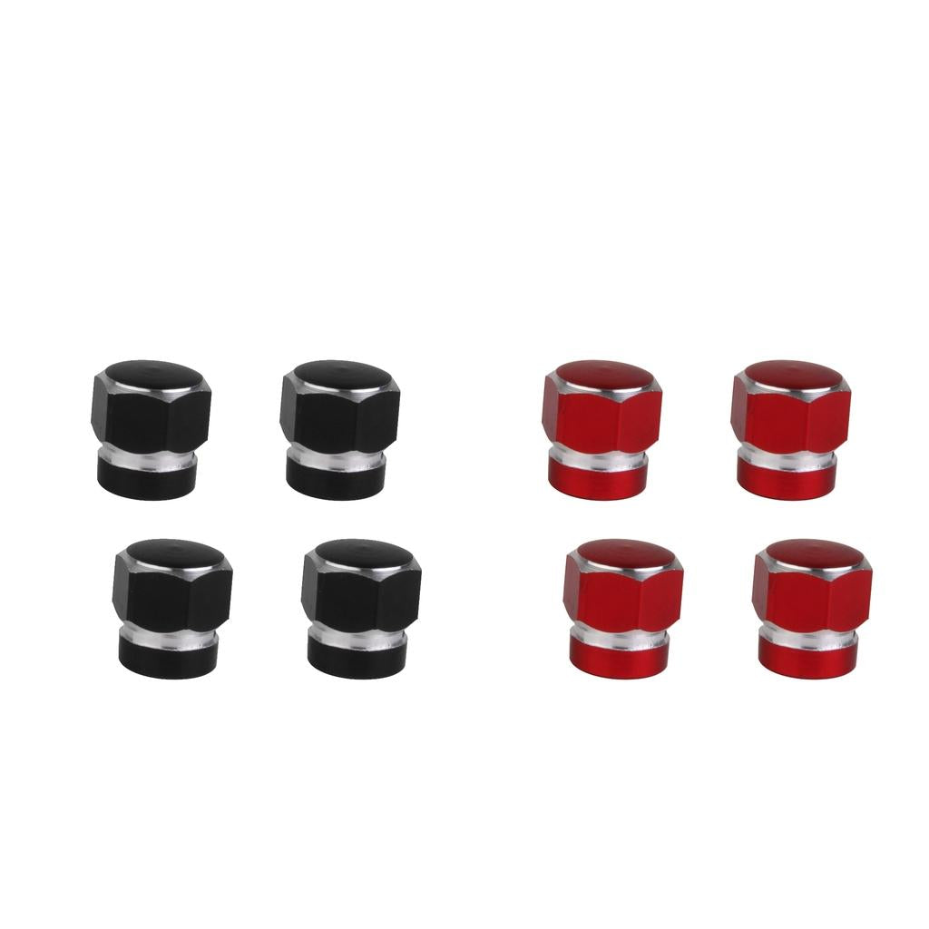 8pcs Alloy Car Motorcycle Bicycle Wheel Tire Tyre Stem Air Valve Cap Covers
