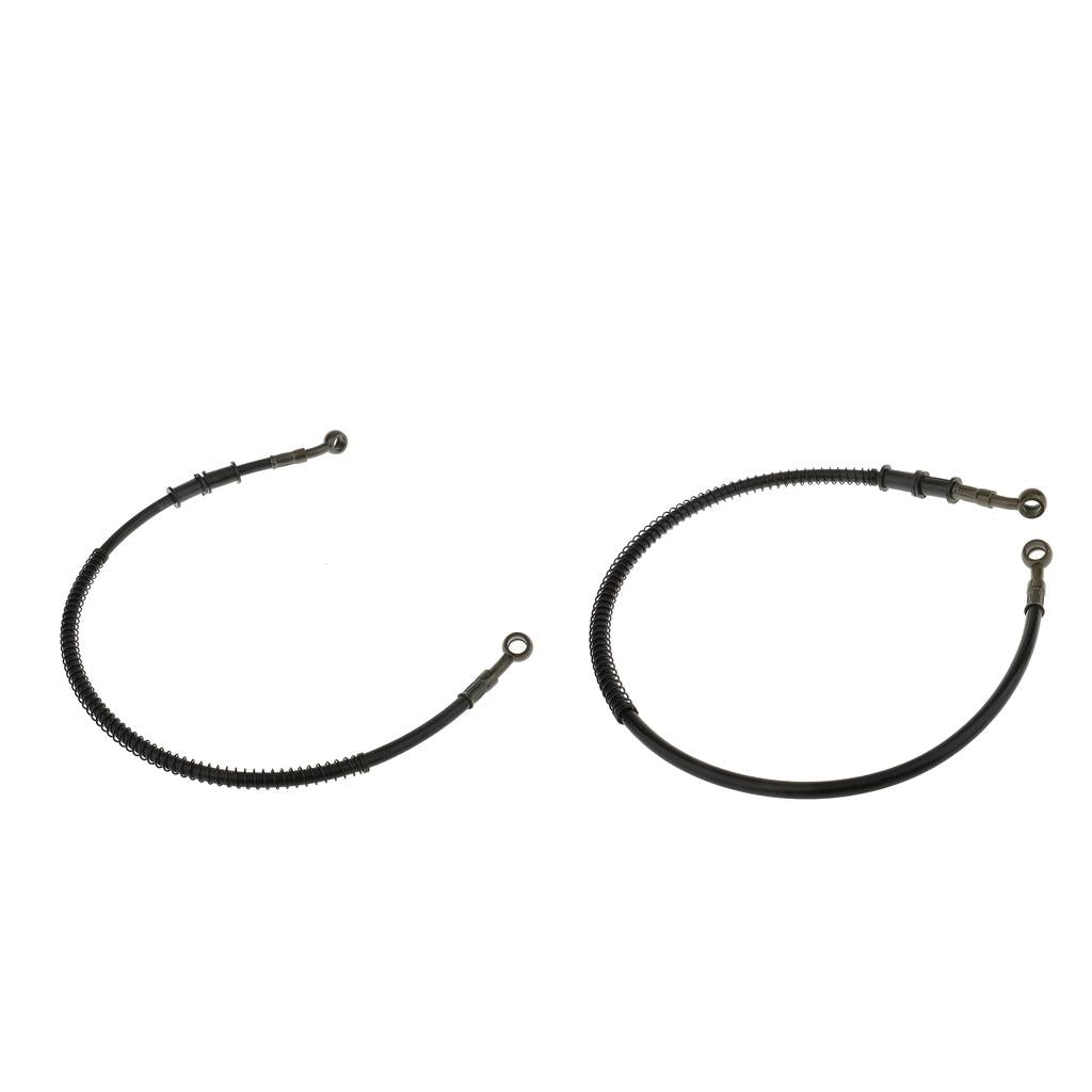 2Pcs Motorcycle ATV Pit Bike Brake Clutch Oil Hose Line Pipe 60cm & 70cm