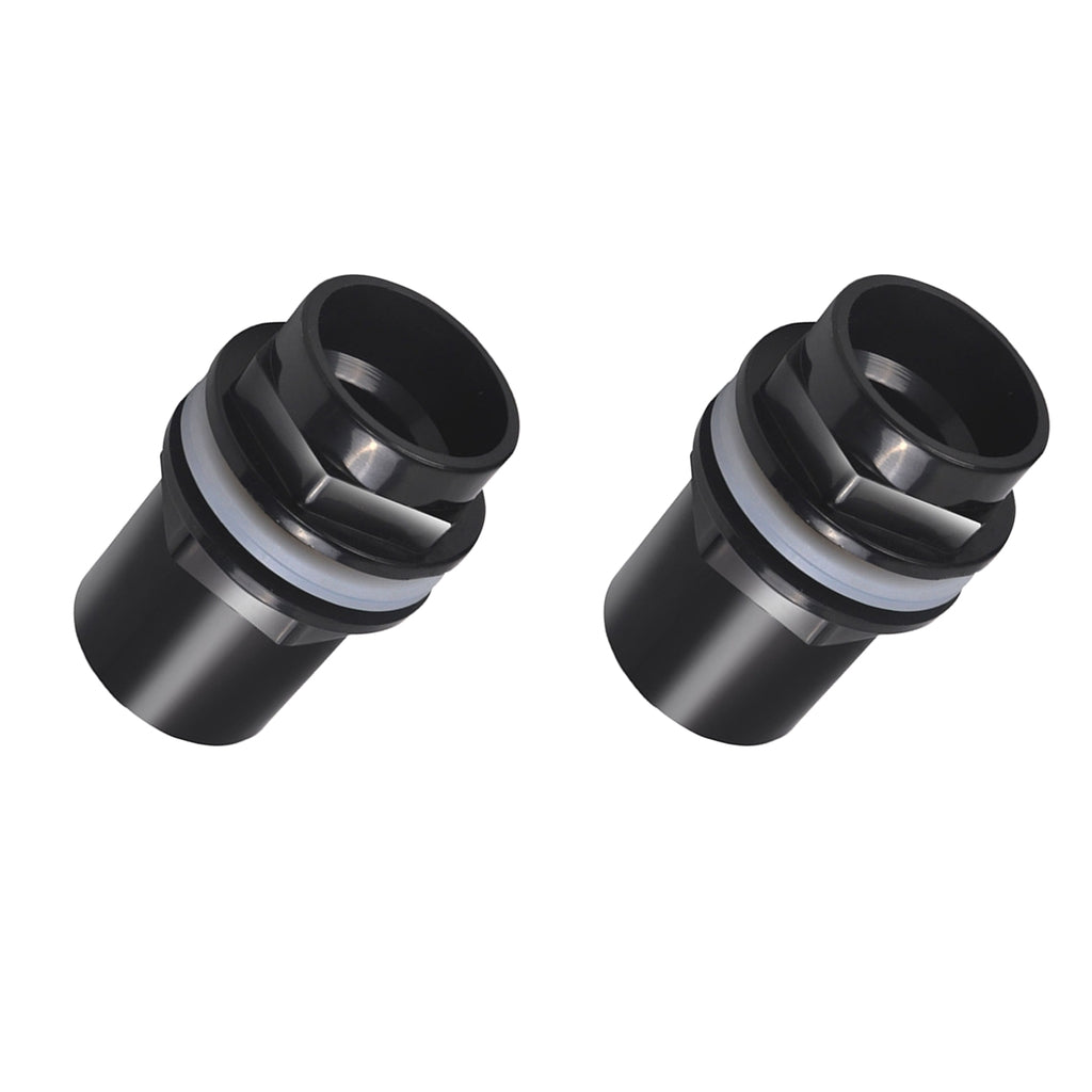 2 pcs PVC Fish Tank Tube Pipe Joint Aquarium Pipe Connector Coupler Adapter