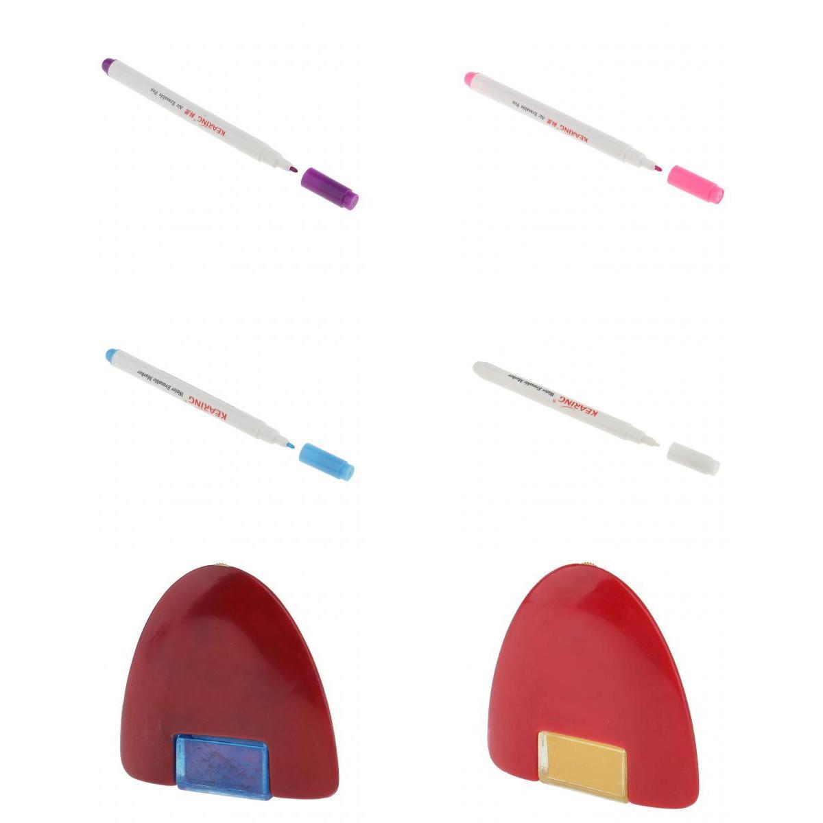 6Pcs Water Erasable Pen Tailors Chalk Fabric Marker for Sewing Dressmaking