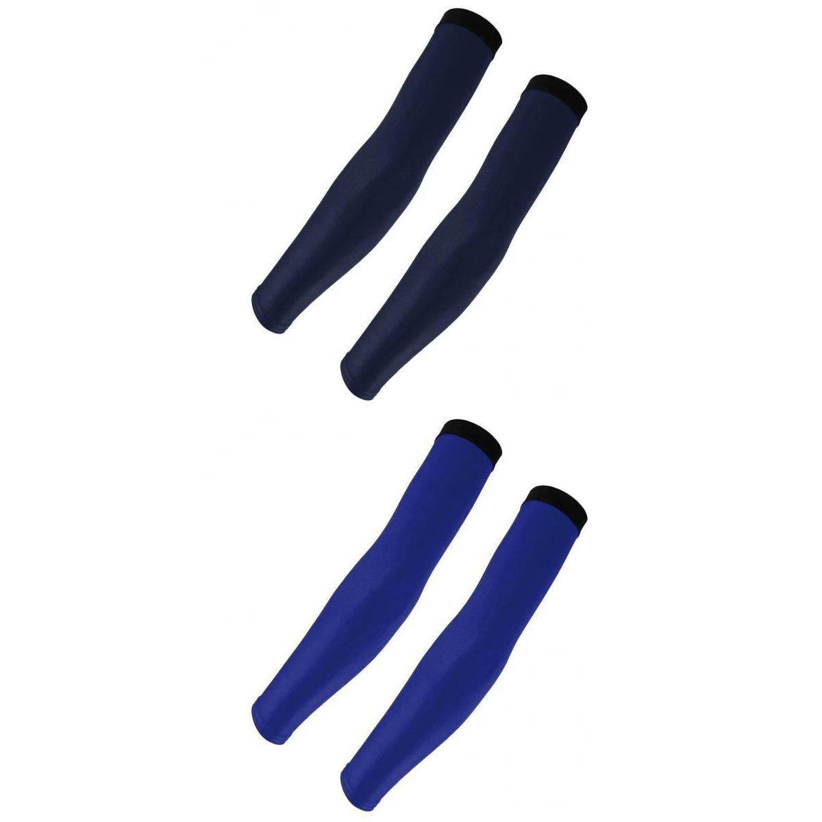 Bike Golf Arm Sleeves Sun Protection Cuff Cover Arm Warmer Dark Blue &Navy