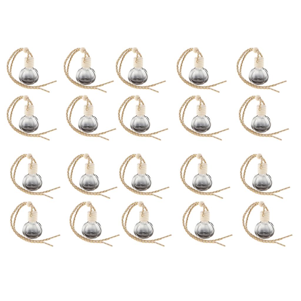 20Pcs 10ml Empty Perfume Bottle Car Hanging Pendant Home Decor Pumpkin