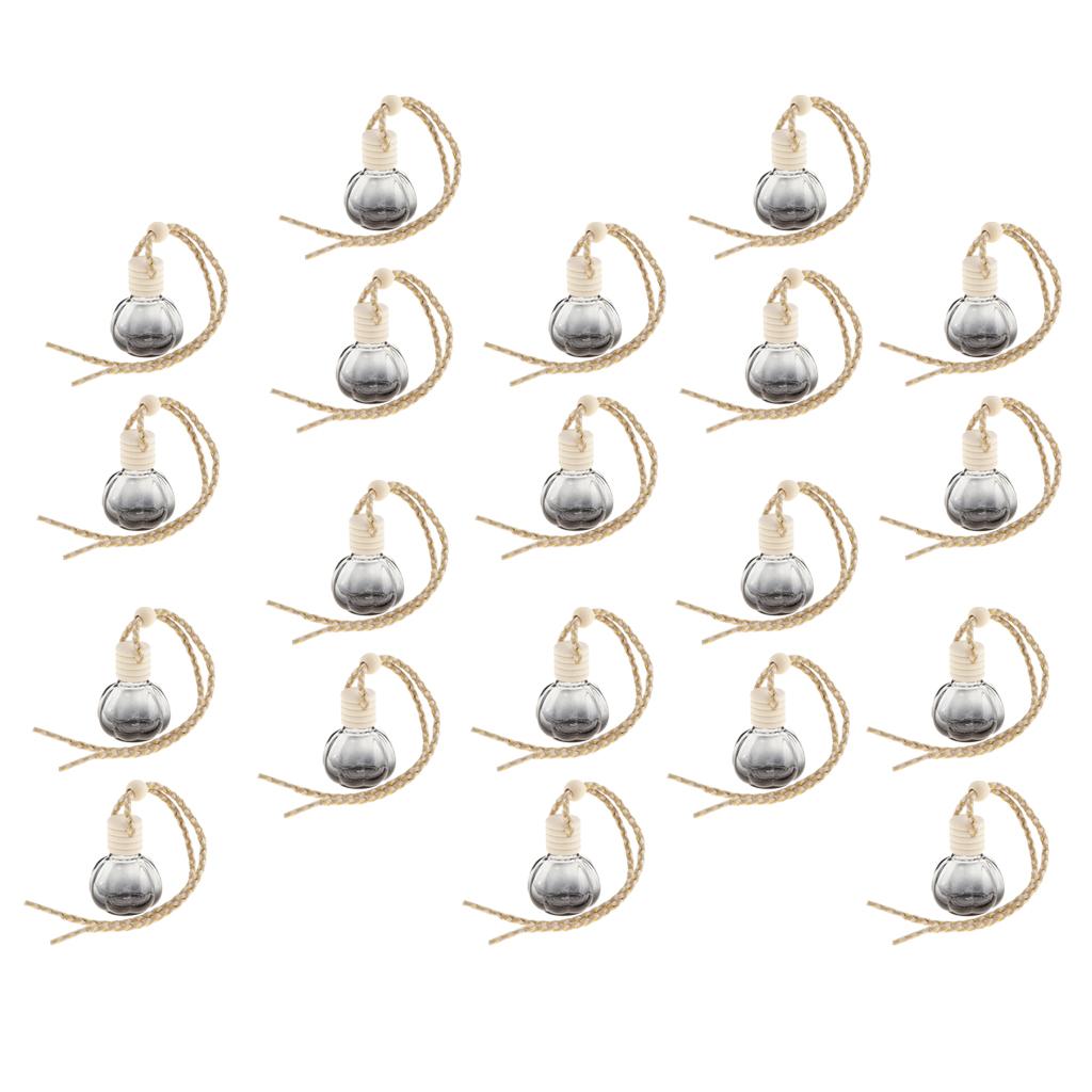 20Pcs 10ml Empty Perfume Bottle Car Hanging Pendant Home Decor Pumpkin