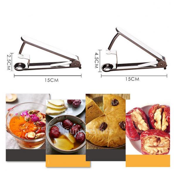 2 PCS Stainless Cherry Stone & Olive Stoner Pitter Seed Remover Pitting S+L