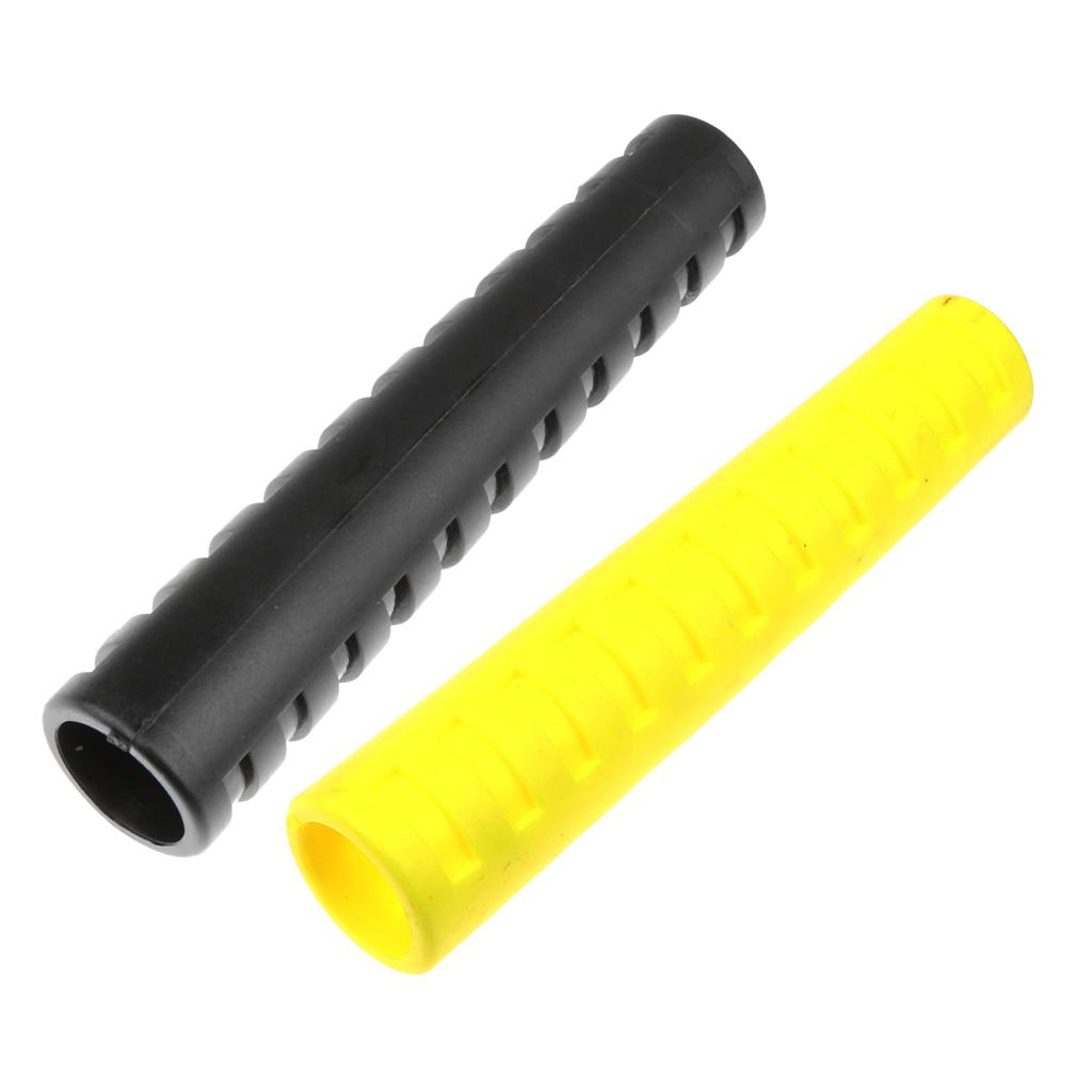 2Pcs Scuba Diving 3.7 Long Regulator Hose LP Hose Protector Yellow & Black"