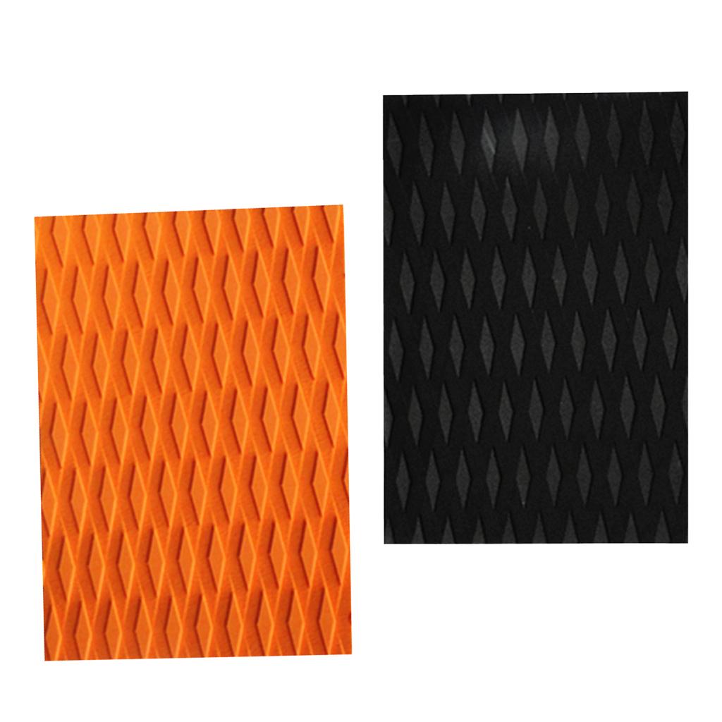 2 Pieces EVA Surfboard Skimboard Traction Pad Deck Grip DIY Surf Accessories