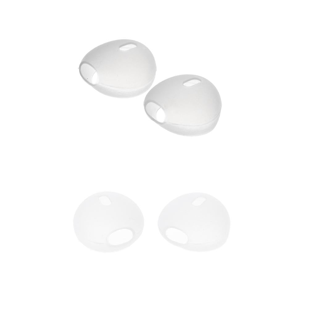 2Pairs Silicone Earbuds Eartips Caps for Apple AirPods iPhone 7 Earpods