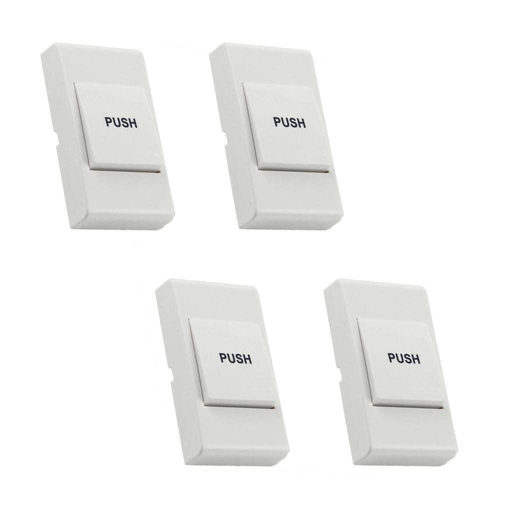 4x Release Switch Emergency Exit Button Push Door Button For Access Control