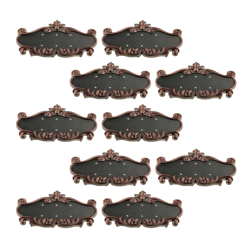 10x ABS Plastic Retro Detachable Address House Number Sign Plaque Doorplate