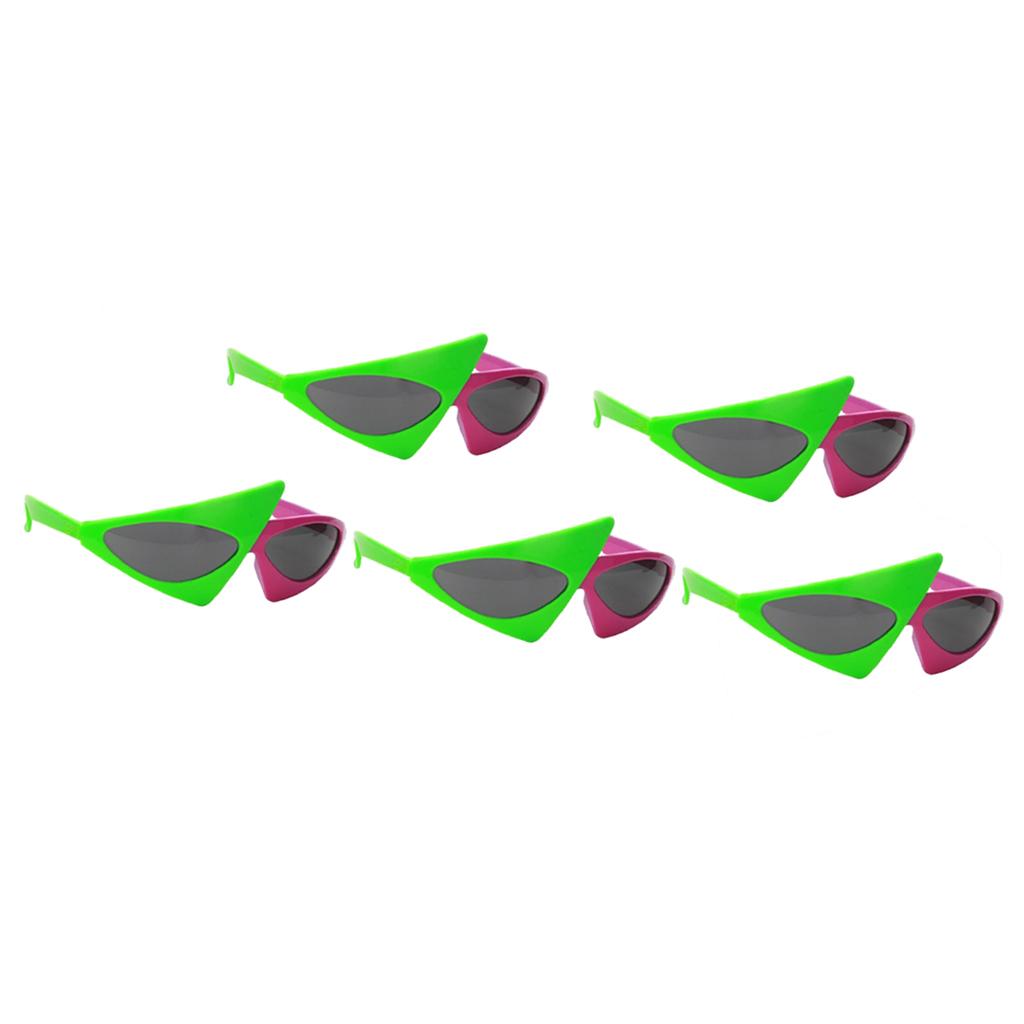 5 Novelty Sunglasses Alien Glasses Hip Hop Costume Party Props