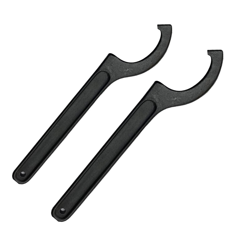 2Pcs High Carbon Steel ER Hook Wrench Spanner CNC Collet Chuck Clamping