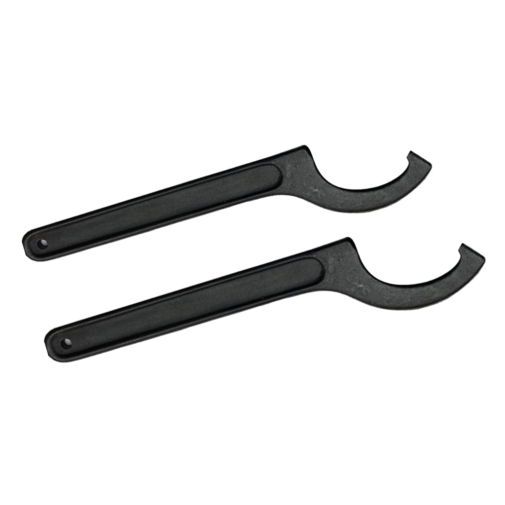 2Pcs High Carbon Steel ER Hook Wrench Spanner CNC Collet Chuck Clamping