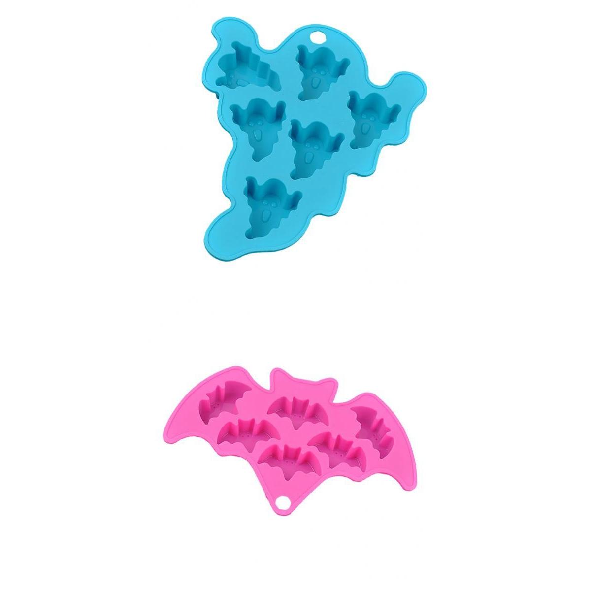 2 pieces Silicone Fondant Mold Cake Decorating Chocolate Sugarcraft Mould