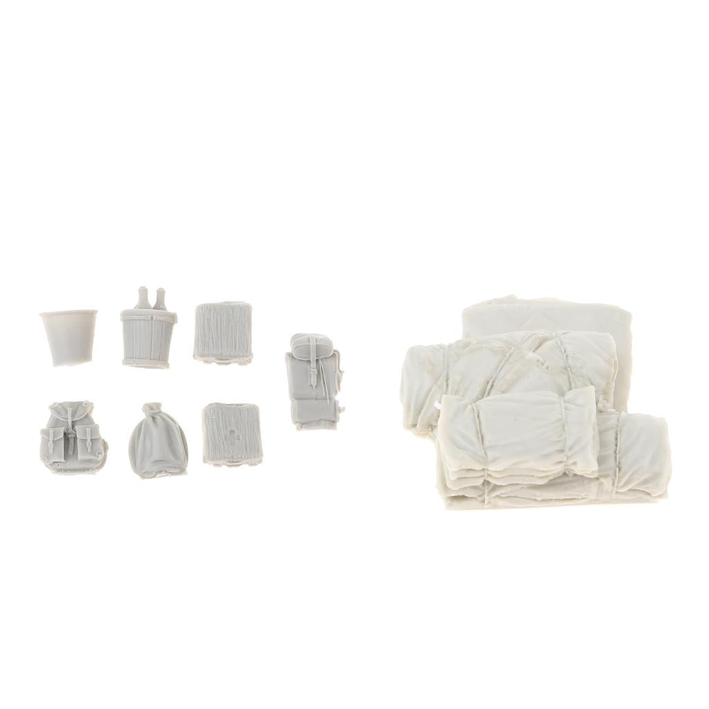1/35 Resin Sand Table Scene Building Props Medicine Backpack Bag Miniature