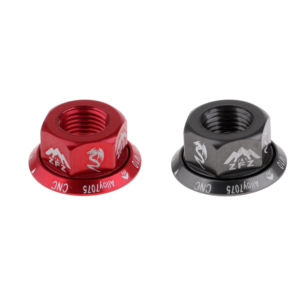 2Pcs Bicycle Hubs Nut Mountain Bike MTB Flange Nut Parts Drums Axle Screws