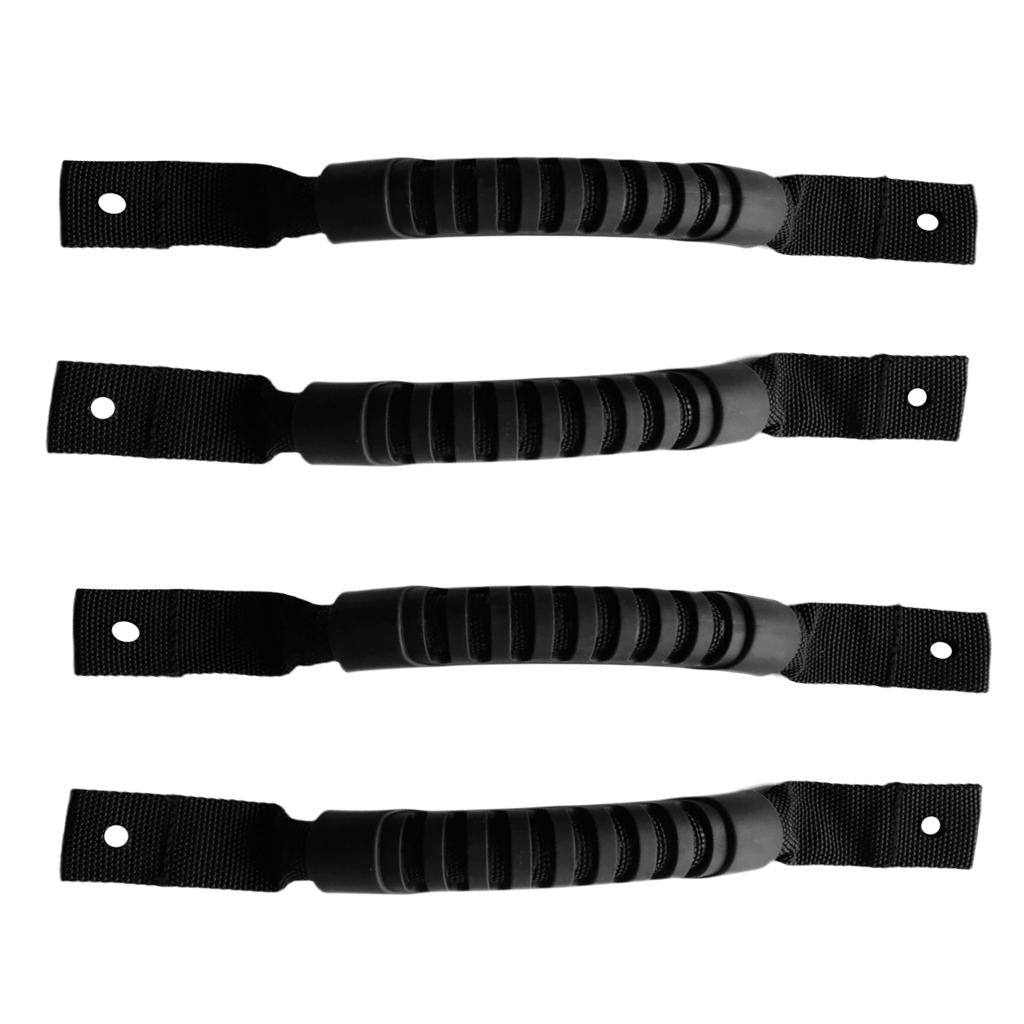 4pcs Kayak Carry Handle Webbing Hand Fitting Sit On Top Boat Canoe Strap