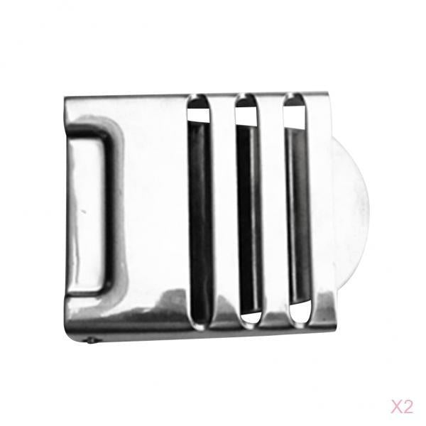 2pcs Stainless Steel Quick Release Weight Belt Buckle Scuba Dive Equipment