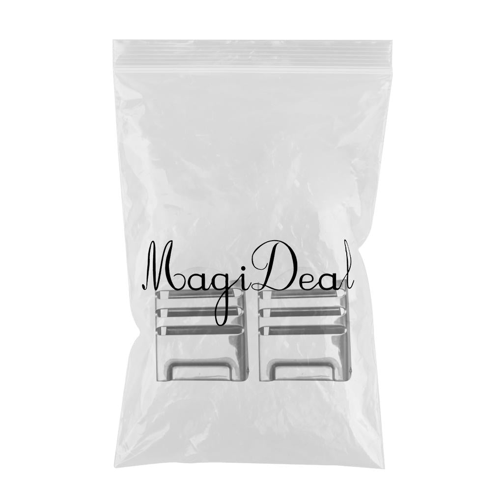 2pcs Stainless Steel Quick Release Weight Belt Buckle Scuba Dive Equipment