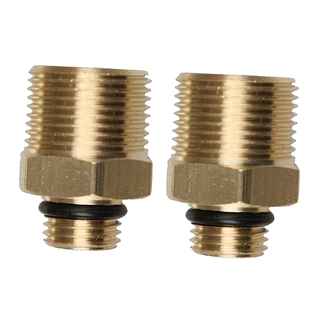 2Pcs Brass Adapter For Snow Foam Lance High Pressure Washer Connector