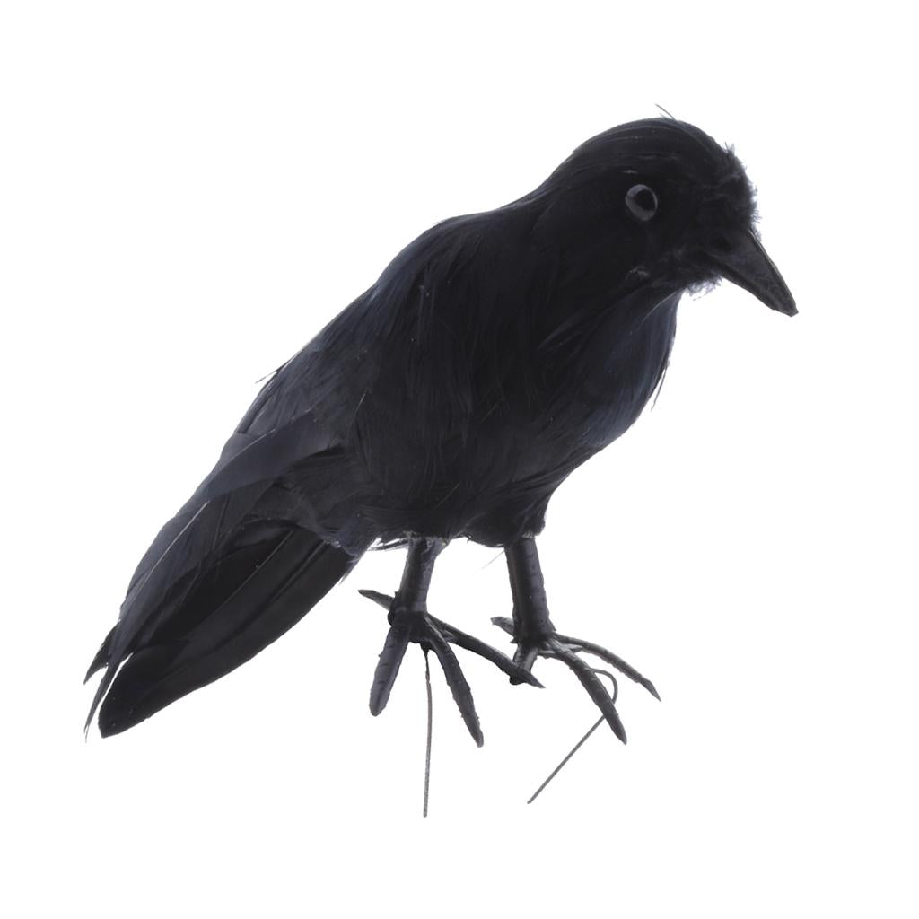 2pcs Artificial Realistic Woodland Birds for Outdoor Garden Home Decoration