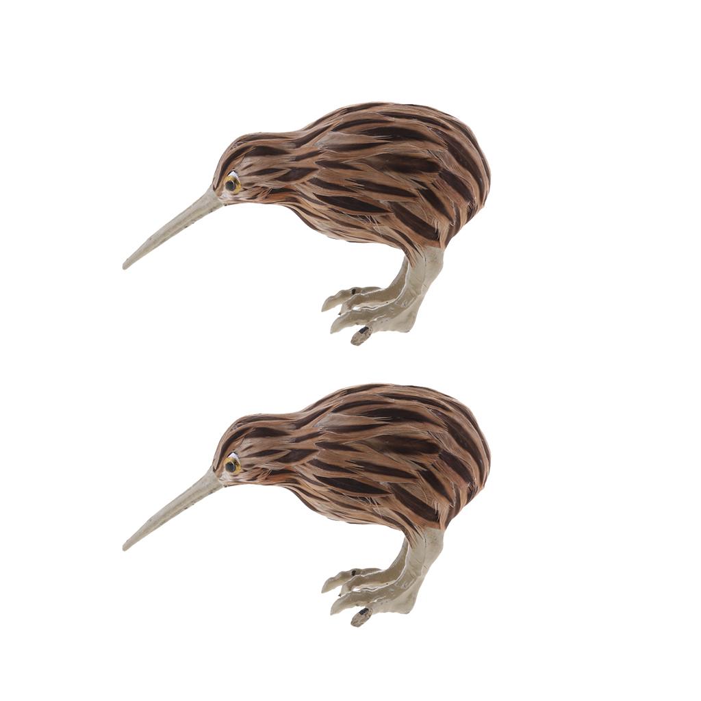2Pcs Simulated Bird Vivid Garden Home Decor Prop Ornament without tail