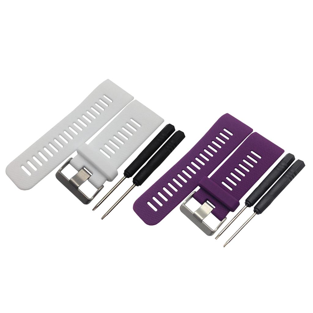 2 Pieces Replacement Wrist Bands Strap for Garmin Vivoactive HR Watch