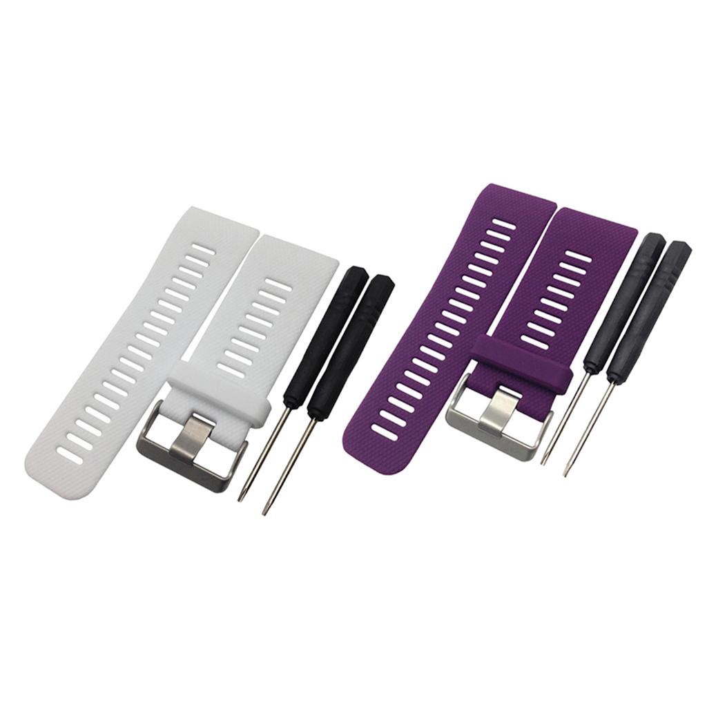 2 Pieces Replacement Wrist Bands Strap for Garmin Vivoactive HR Watch