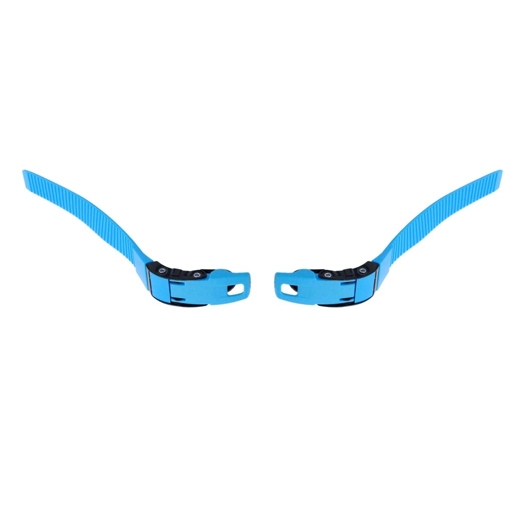 2 Pcs Replacement Inline Roller Skates Shoes Energy Straps with Screws Blue