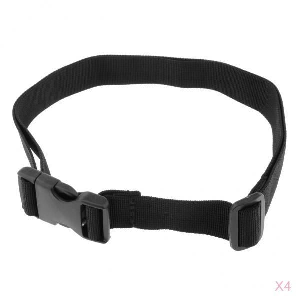 4pieces Heavy Duty Quick-Release Webbing Waist Belt with Buckle Width 2.5cm