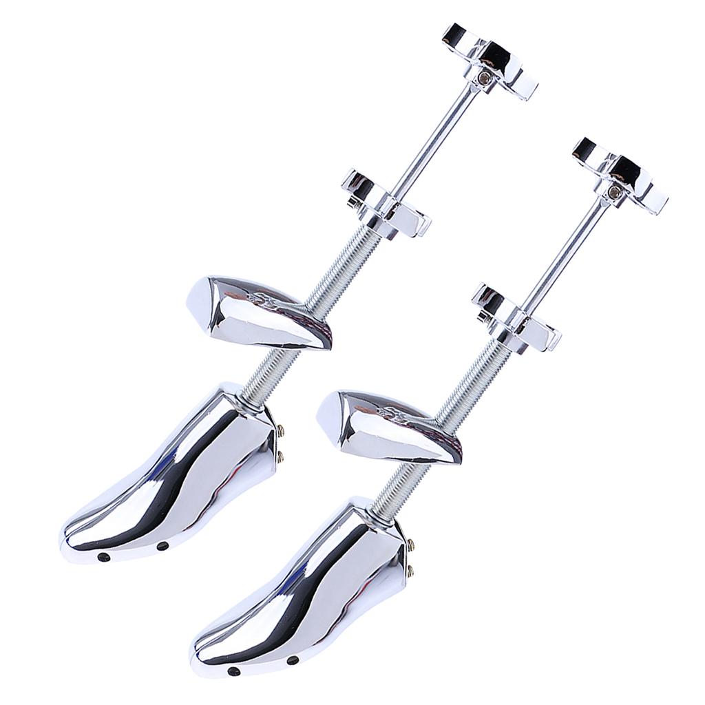 2pieces Adjustable Shoe Stretcher Metal Footwear Extender (EU 39-46)
