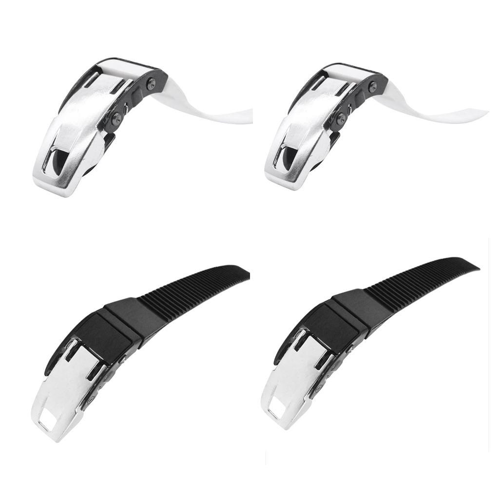 2 Pairs Replacement Inline Roller Skate Shoes Energy Straps with Screws
