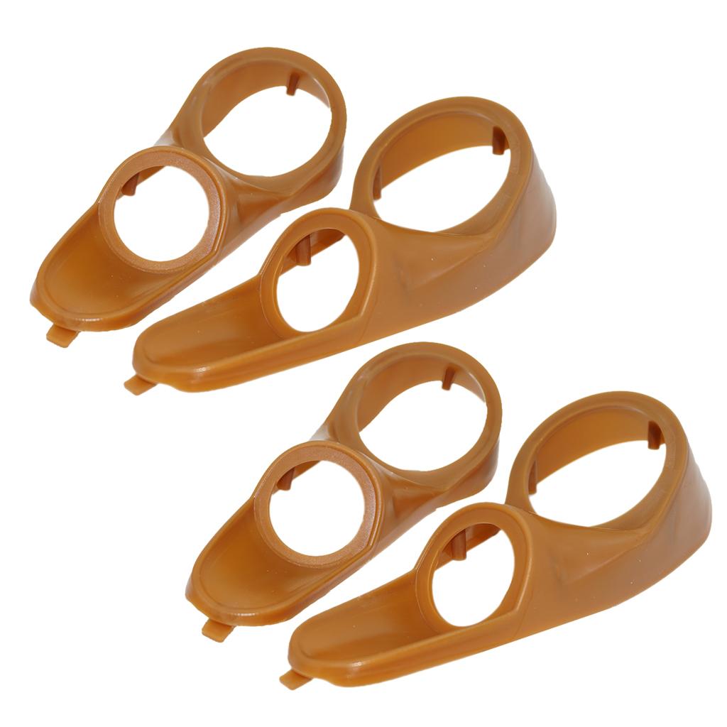 2Pair 3 Way Loudspeaker Module Coaxial Car Speakers Gasket Brown Plastic