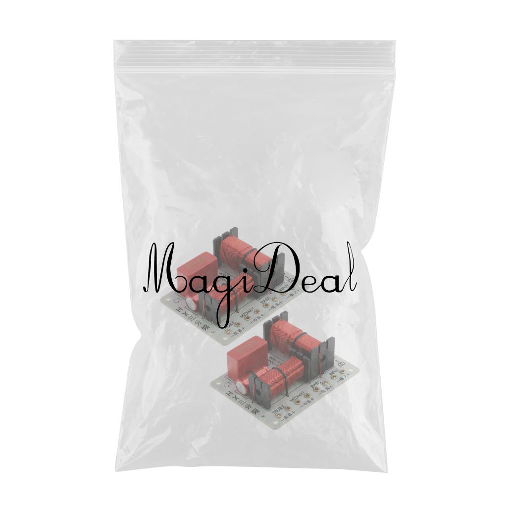 2Pieces 150W 3 Way Frequency Divider Speaker Crossover Filters Board